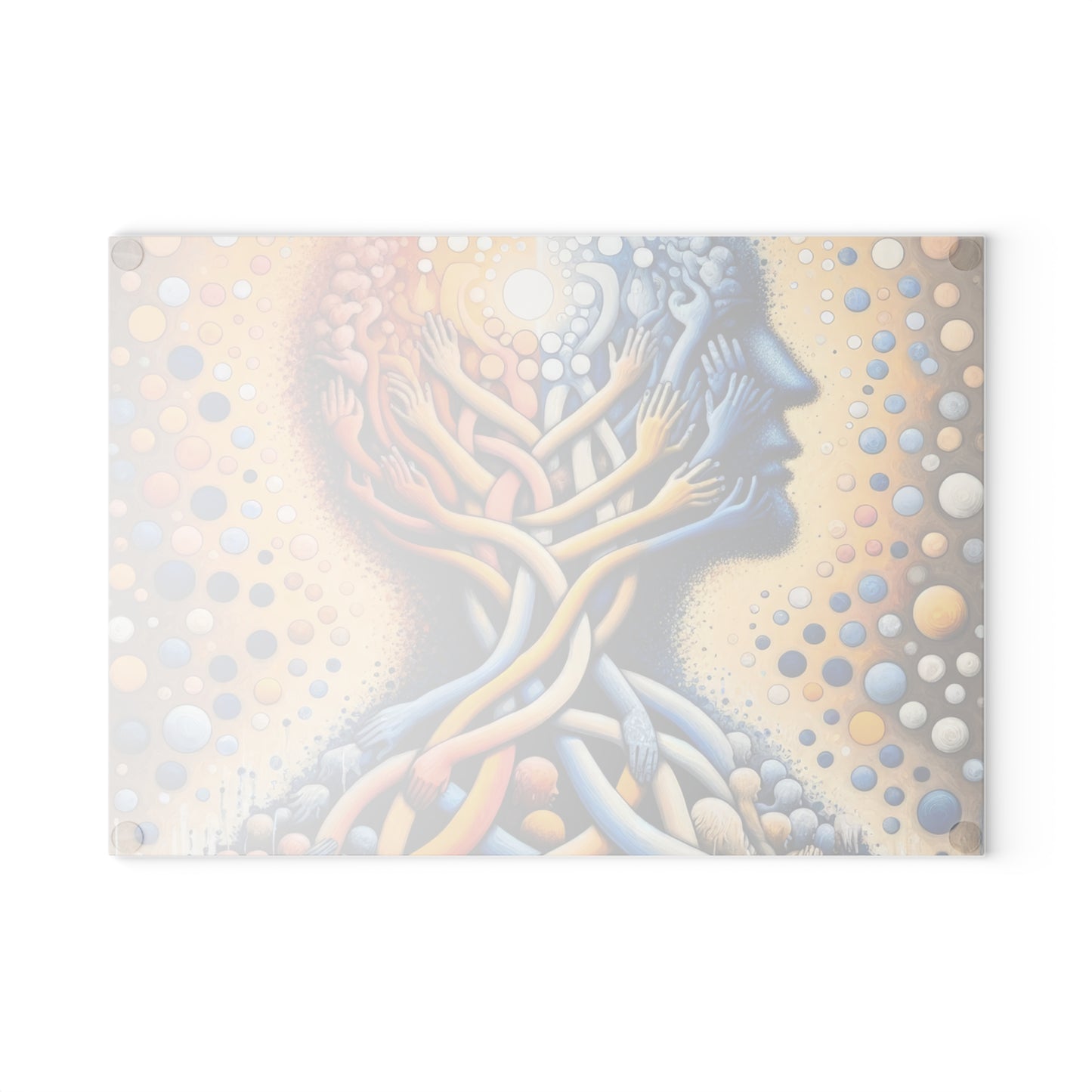 Unveiling Inner Essence Glass Cutting Board