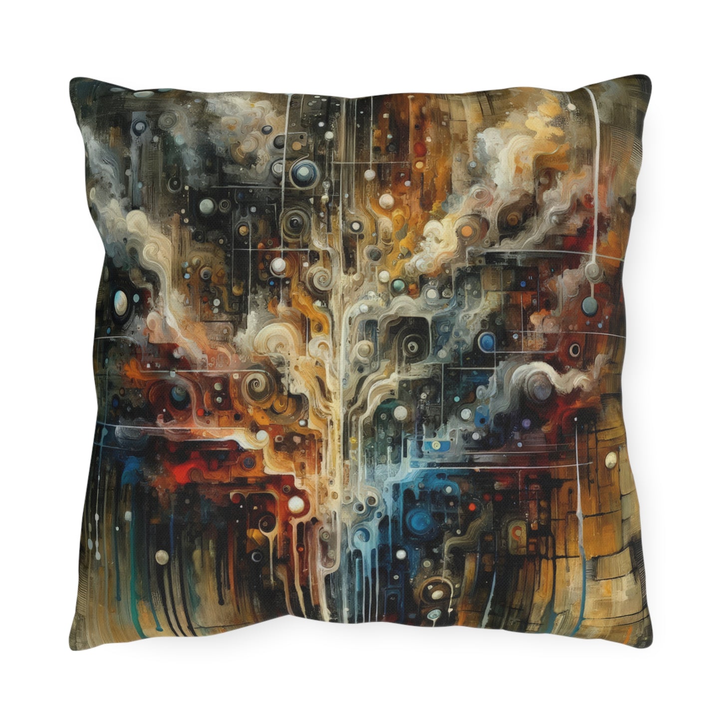Integral Stewardship Abstract Outdoor Pillows