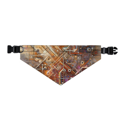 Abstract Structural Complexity Pet Bandana Collar