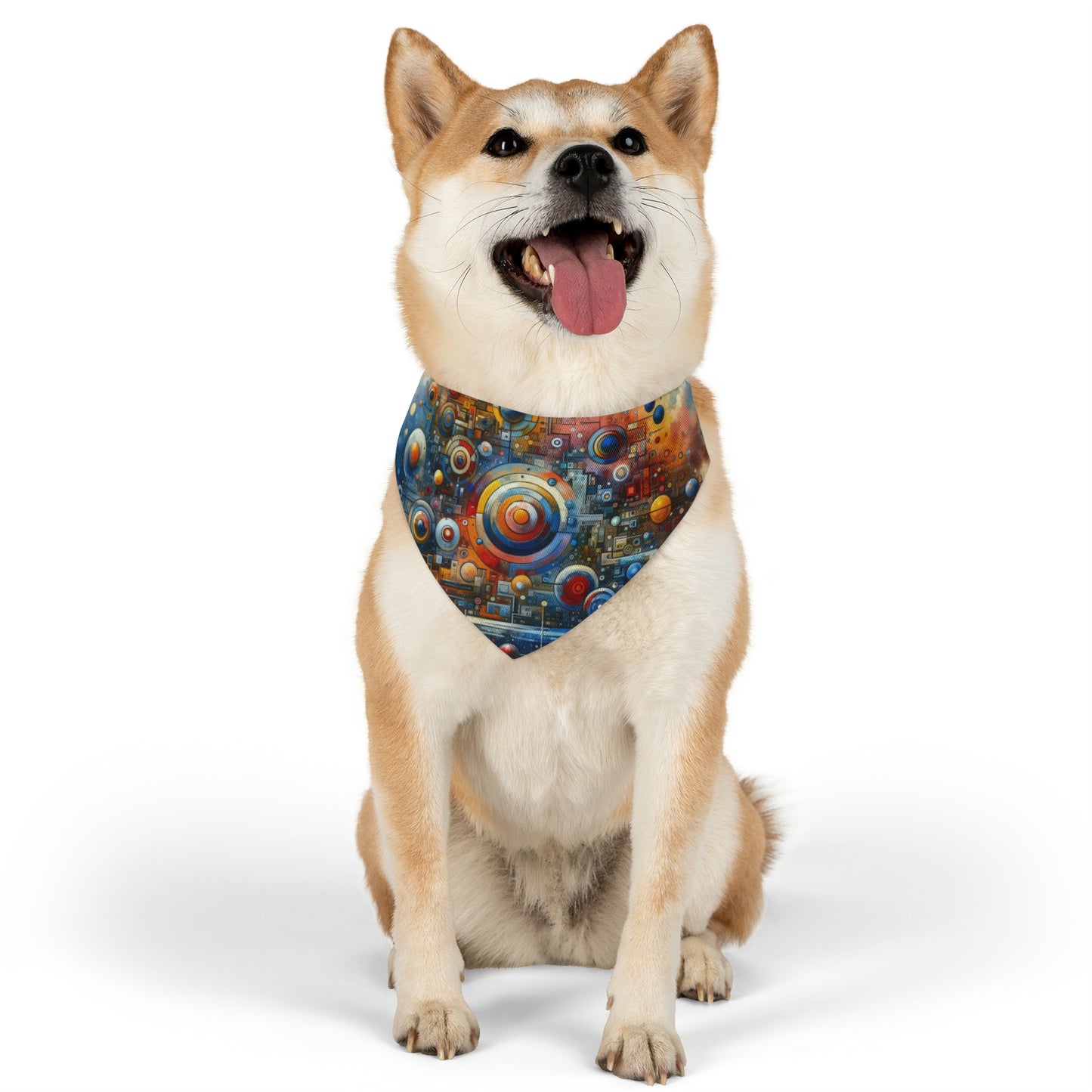 Connected Virtuality Canvas Pet Bandana Collar