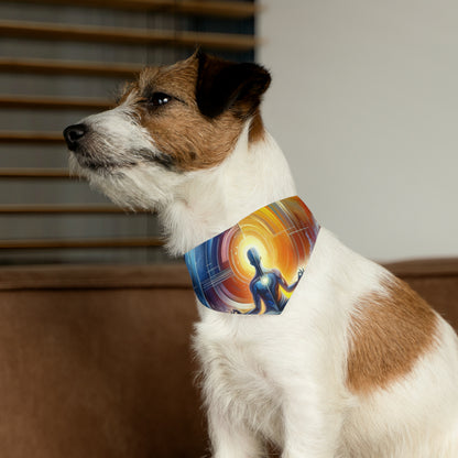 Techno Spiritual Synthesis Pet Bandana Collar