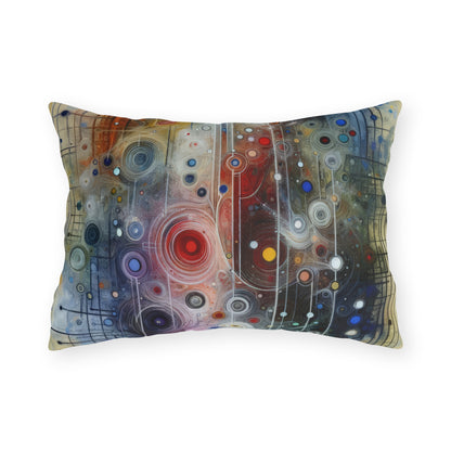 Awakenings Interconnectedness Tachism Outdoor Pillows