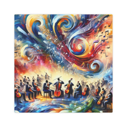 Vibrant Maestro Symphony Canvas Photo Tile