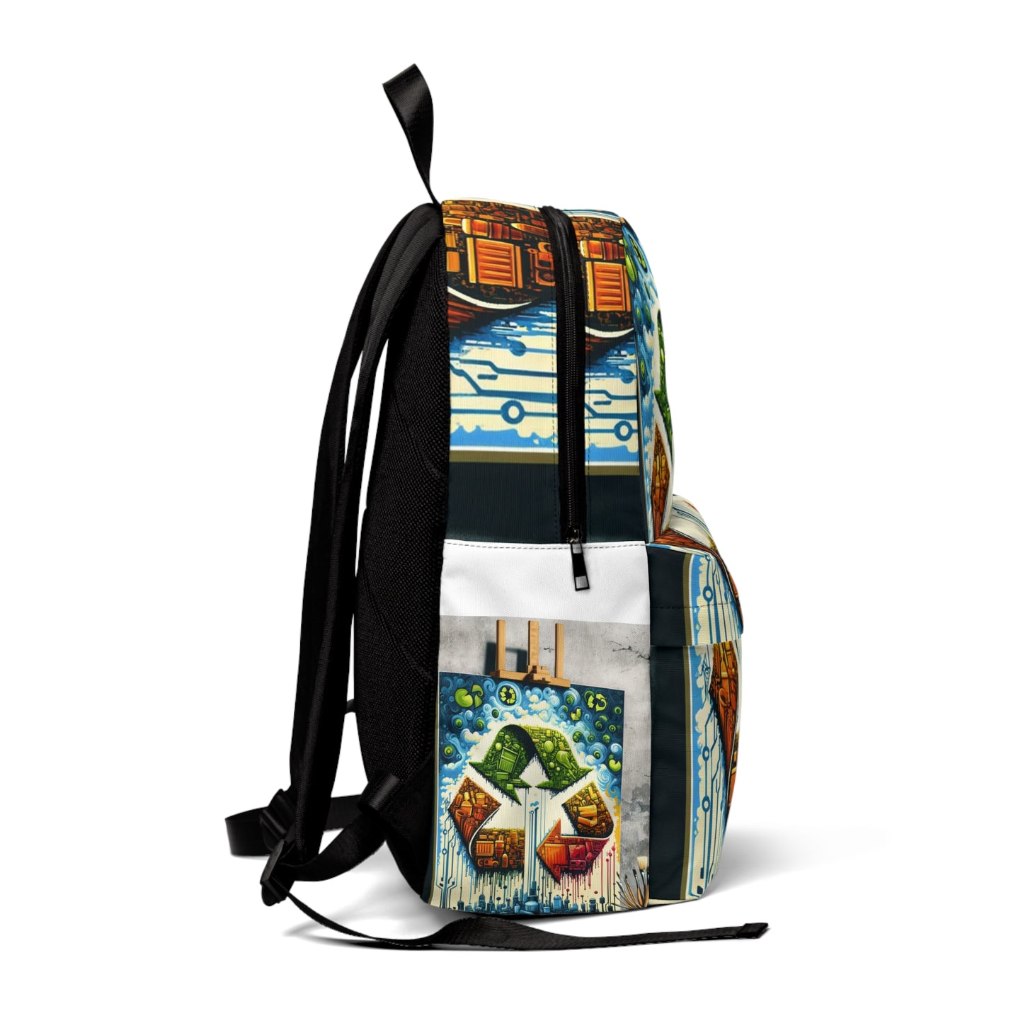 Upcycling Lifecycle Artistry Unisex Classic Backpack