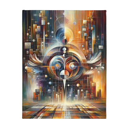 Tech Spirit Balance Velveteen Microfiber Blanket (Two-sided print)