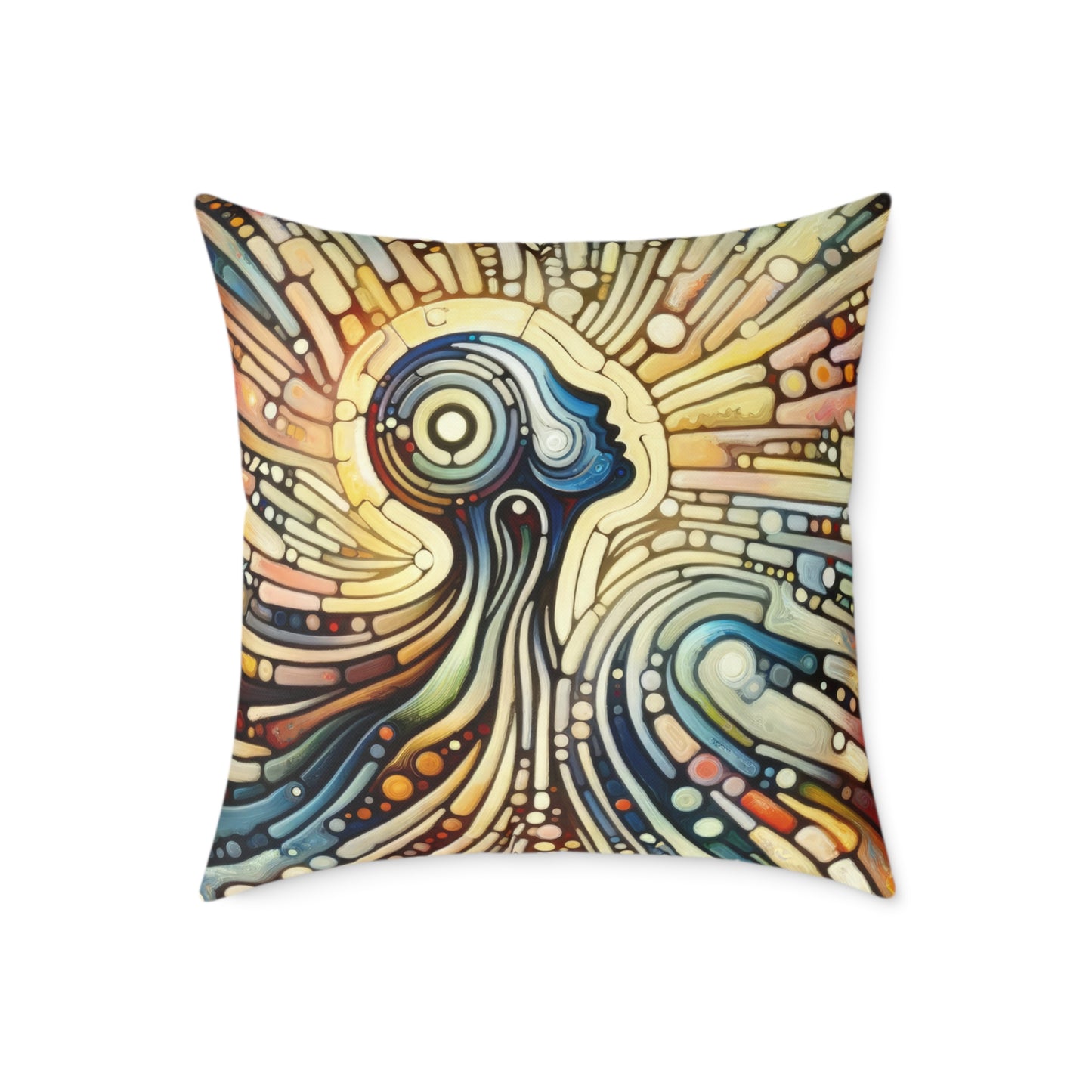 Inner Mosaic Kindness Spun Polyester Pillow