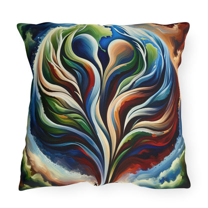 Interconnected Earth Advocates Outdoor Pillows