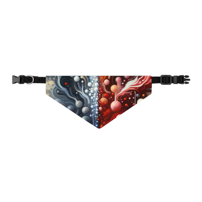 Symbiotic Exchange Abstract Pet Bandana Collar