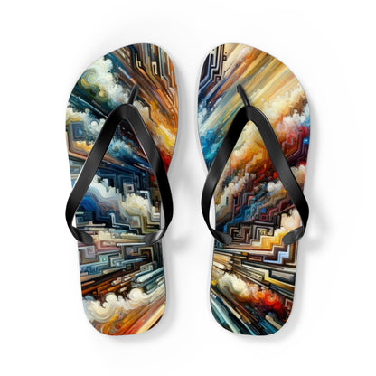 Transformative Tapestry Ascent Flip Flops