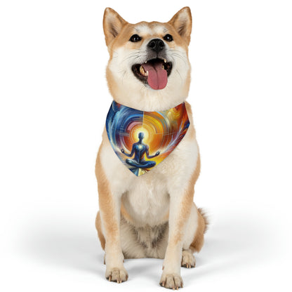 Techno Spiritual Synthesis Pet Bandana Collar