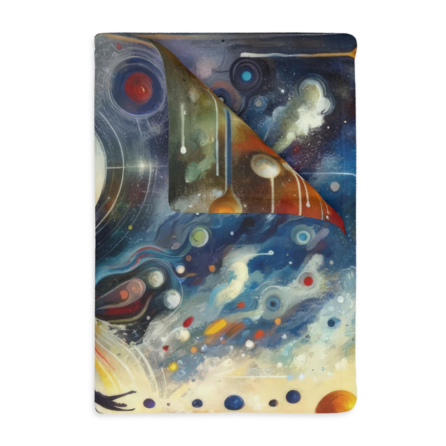 Cosmic Vision Tree Velveteen Microfiber Blanket (Two-sided print)