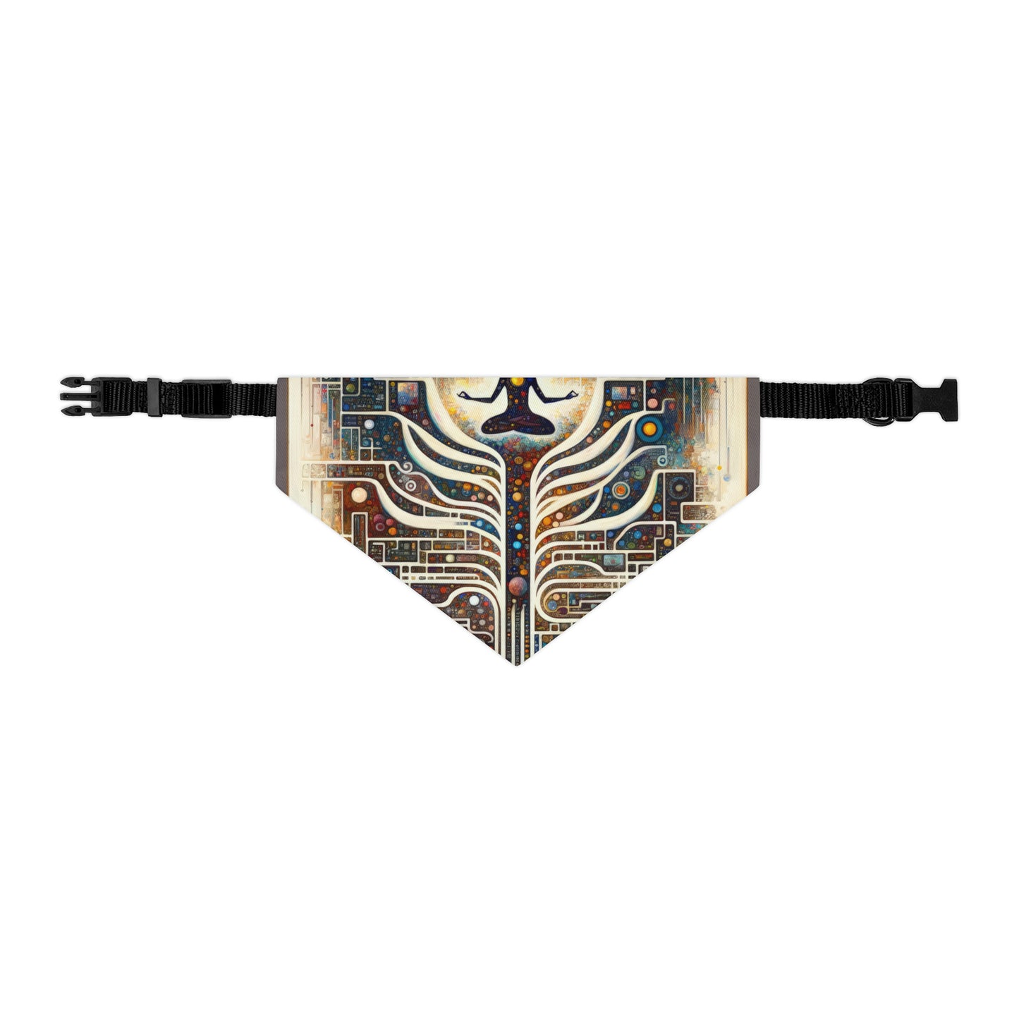 Syncing Silicon Spirituality Pet Bandana Collar