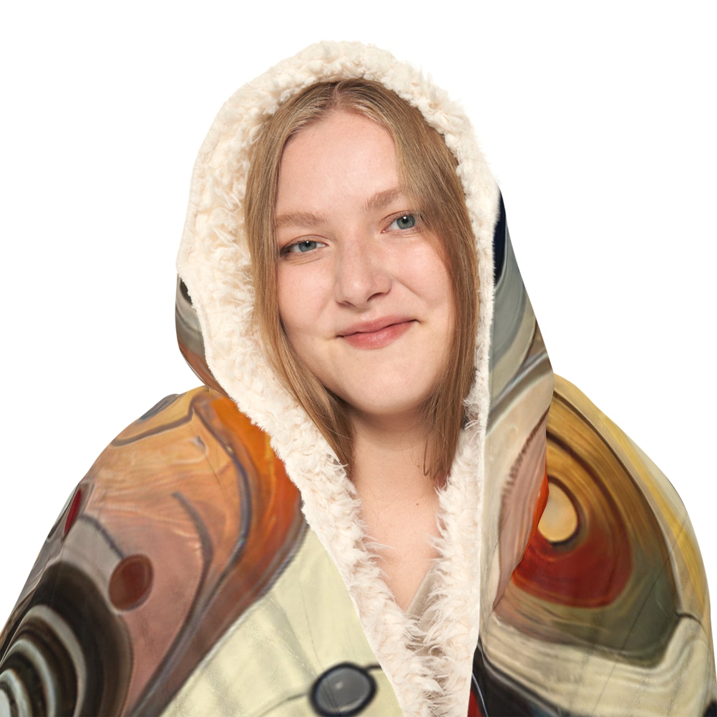 Mindful Tachism Engagement Snuggle Blanket