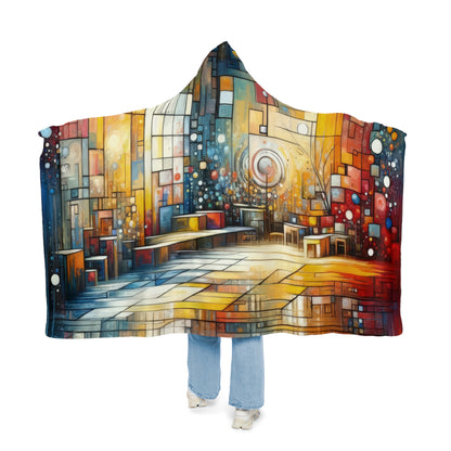 Reflective Habitation Art Snuggle Blanket