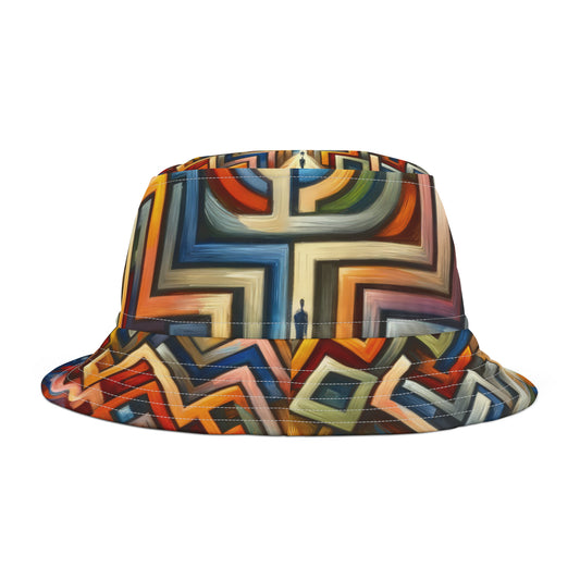 Labyrinthine Love Choices Bucket Hat (AOP)