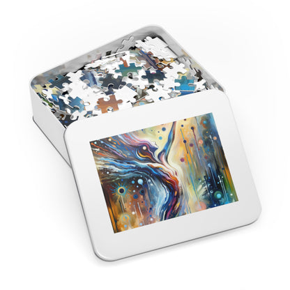 Journey Embrace Tachism Jigsaw Puzzle (30, 110, 252, 500,1000-Piece)