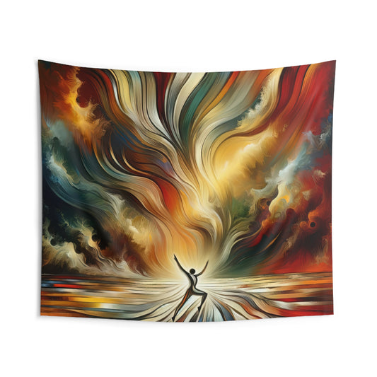 Symphonic Interconnectedness Shift Indoor Wall Tapestries