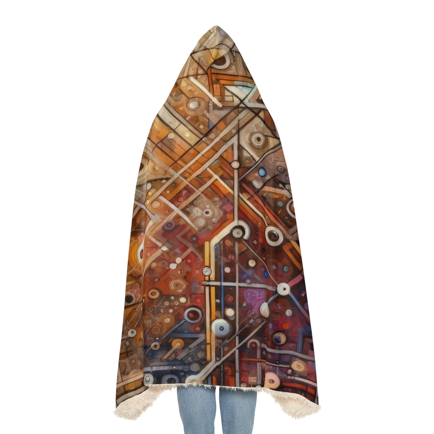 Abstract Structural Complexity Snuggle Blanket