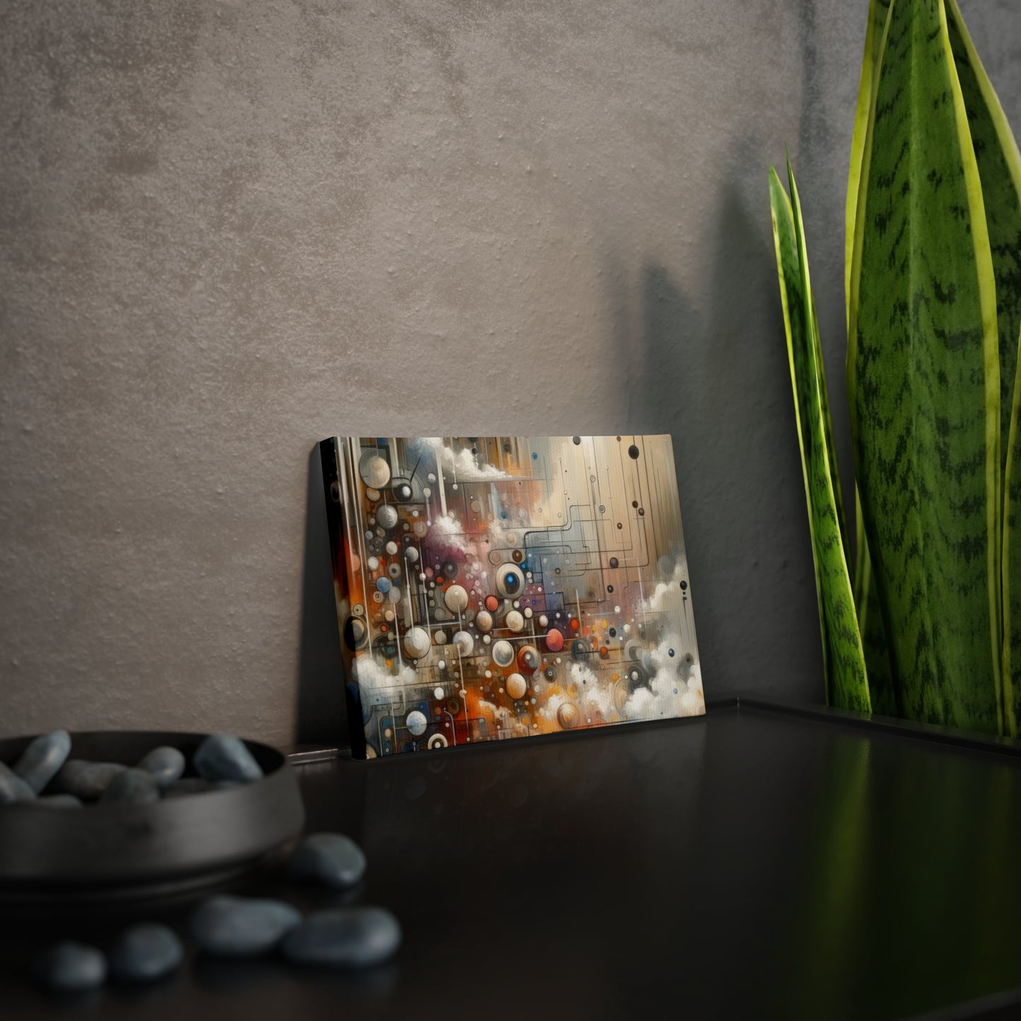 Abstract Mechanical Harmony Canvas Photo Tile