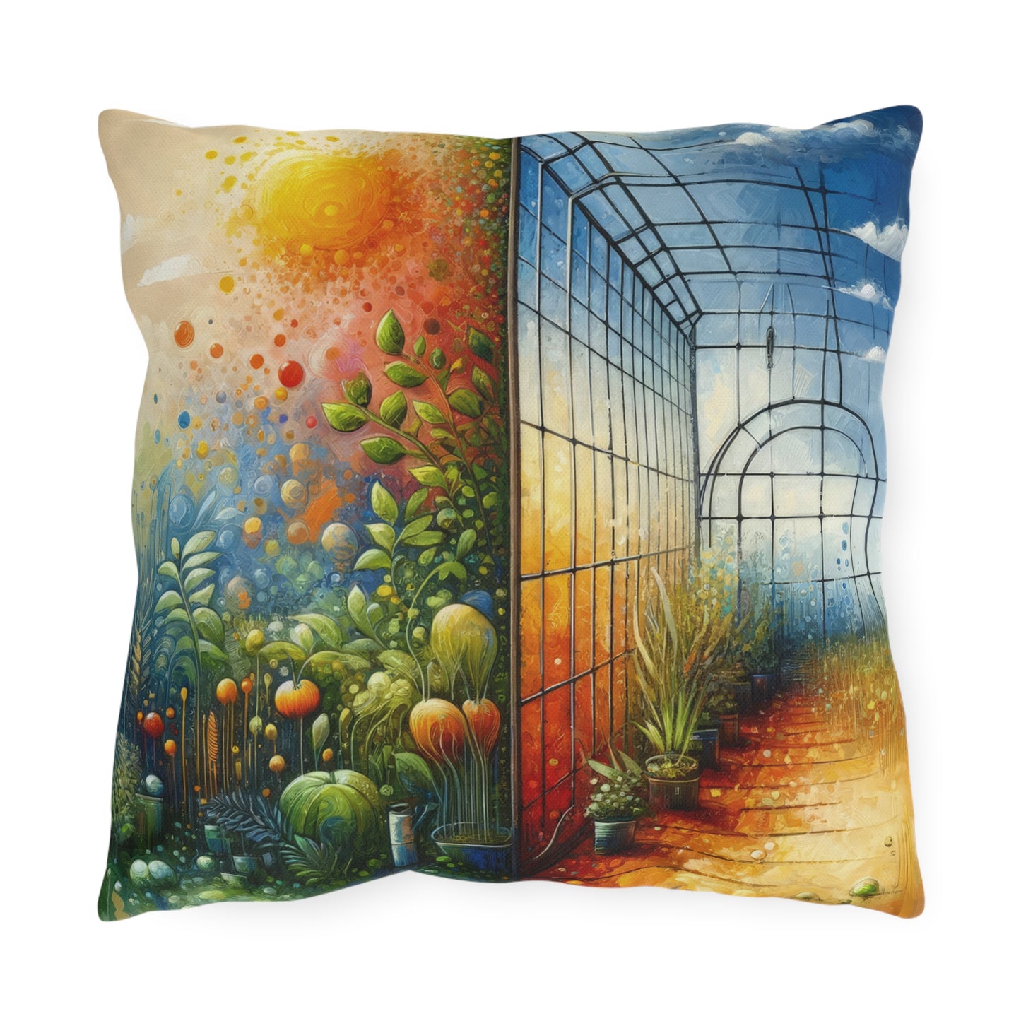 Greenhouse Digital Genesis Outdoor Pillows