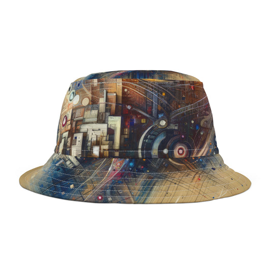 Digital Rhythmic Architecture Bucket Hat (AOP)