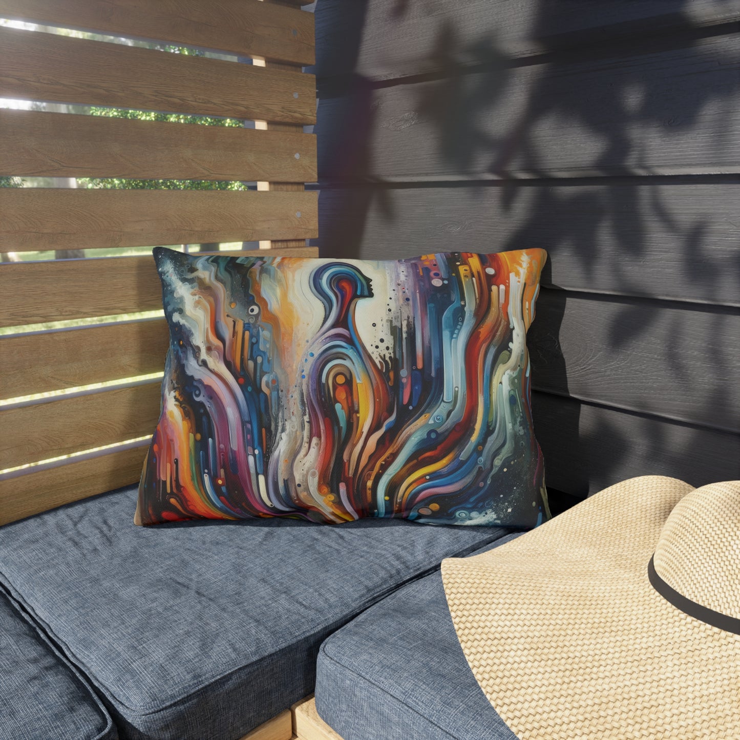 Threshold Collective Consciousness Outdoor Pillows