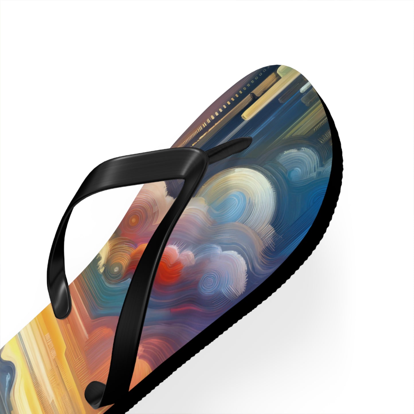 Eternal Digital Meditation Flip Flops