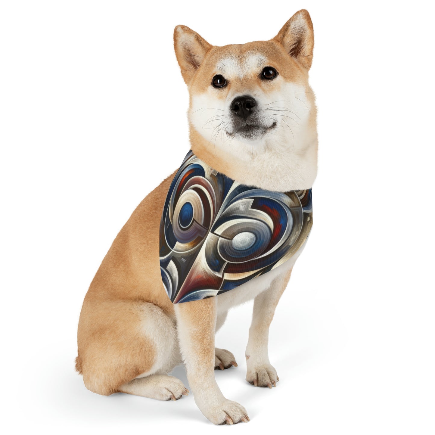 Wisdom Confluence Tachism Pet Bandana Collar