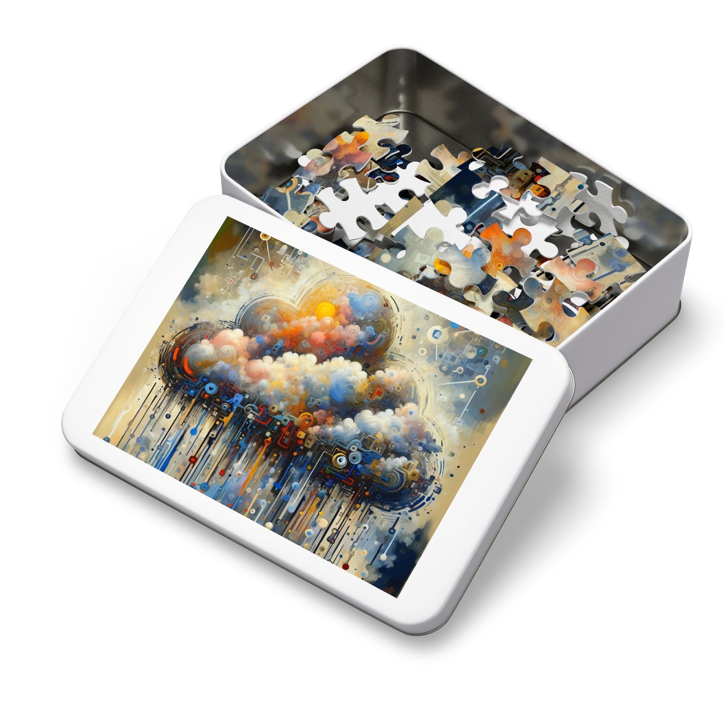 Cloud Community Crafting Jigsaw Puzzle (30, 110, 252, 500,1000-Piece)