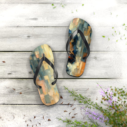 Urban Tachism Encounter Flip Flops