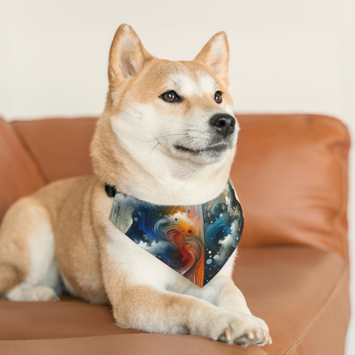 Connected Isolation Paradox Pet Bandana Collar