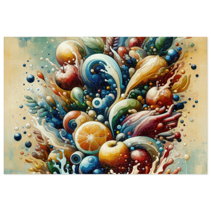Nourishing Tachism Symphony Jigsaw Puzzle (30, 110, 252, 500,1000-Piece)