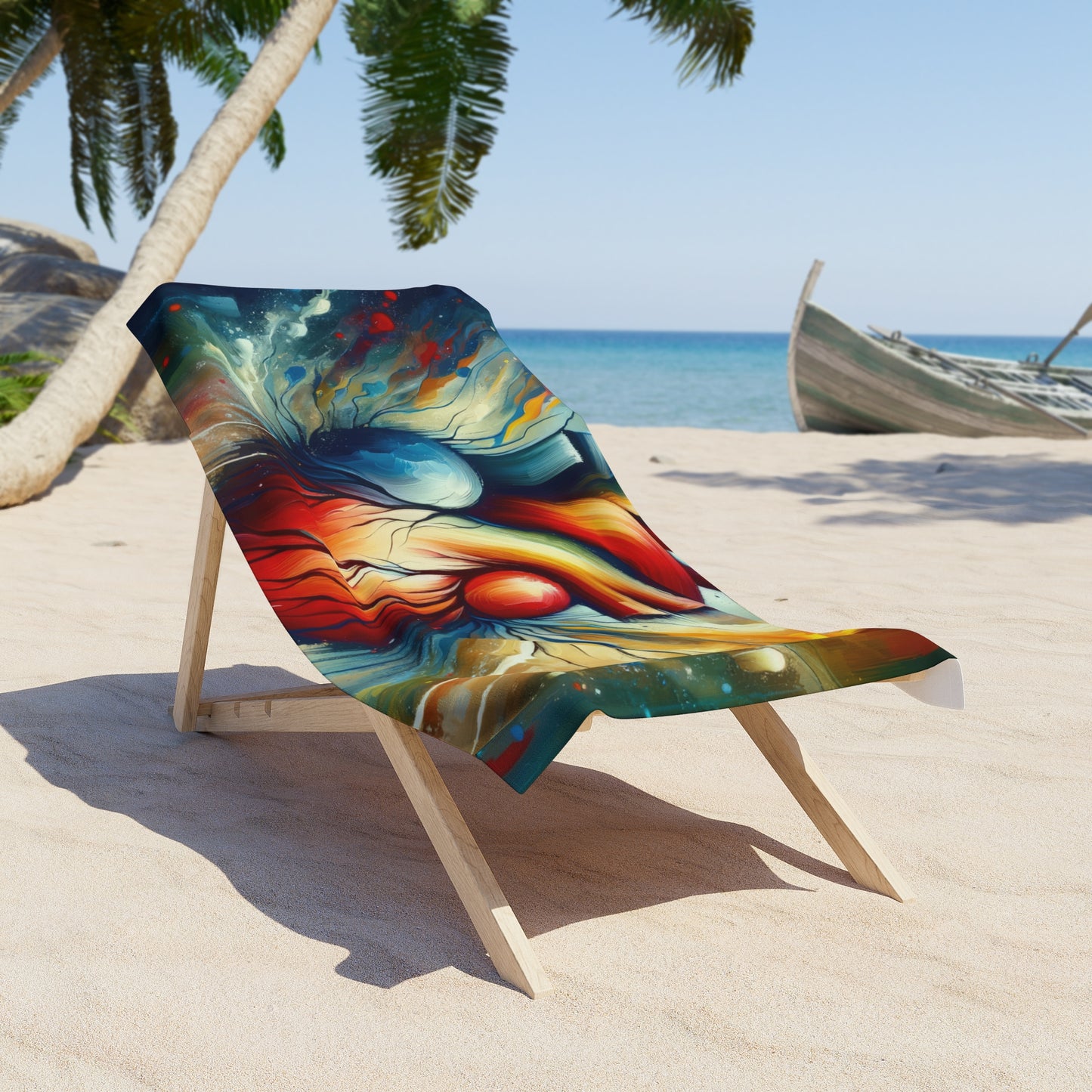 Humanity Heart Unveiled Beach Towel