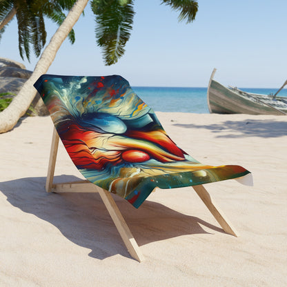 Humanity Heart Unveiled Beach Towel