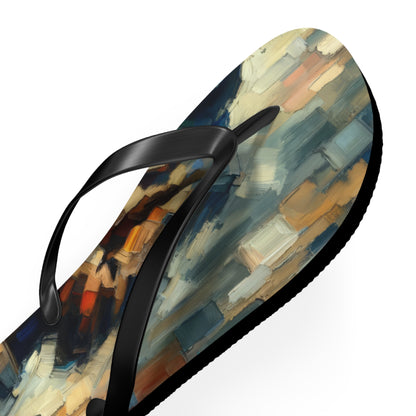Urban Tachism Encounter Flip Flops
