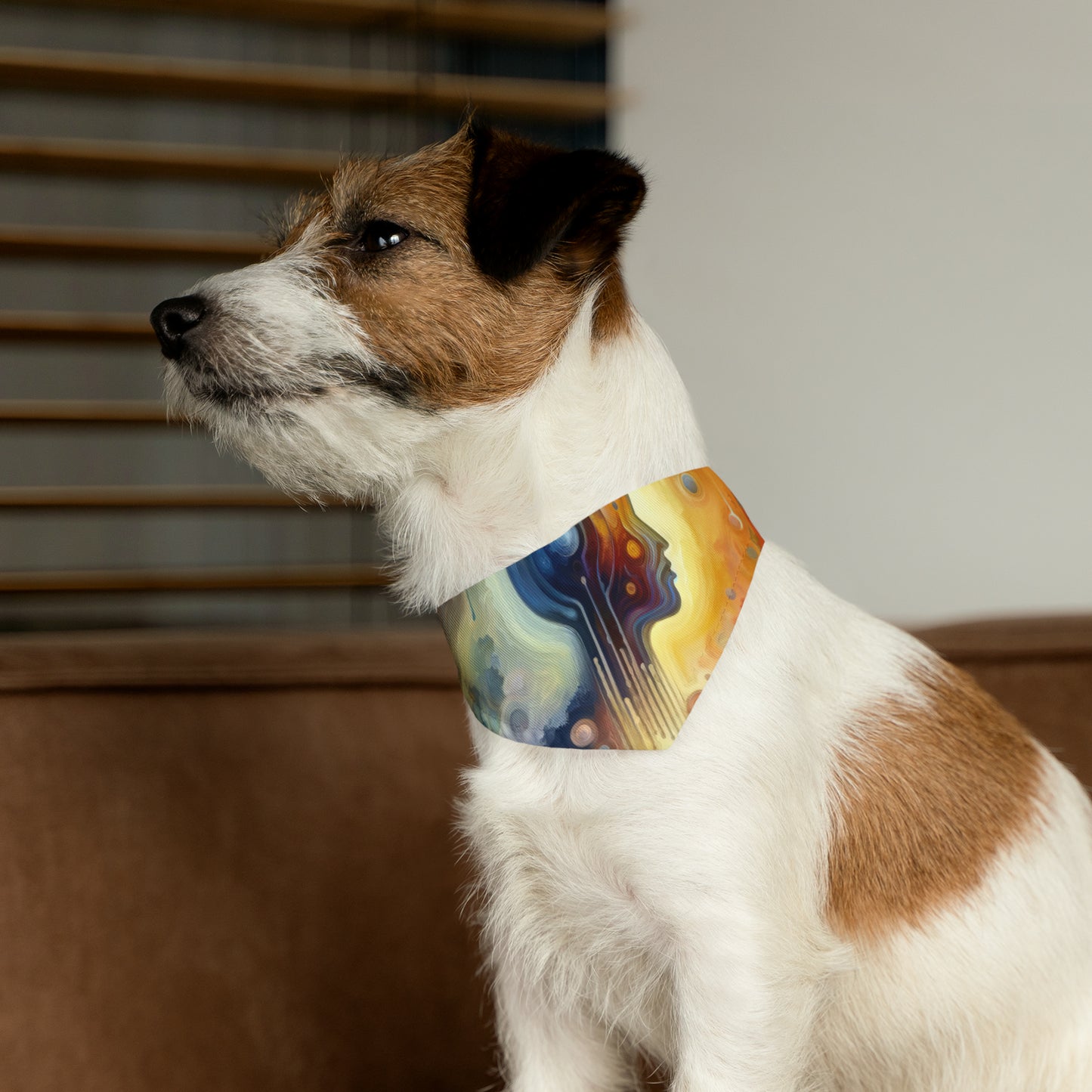 Reflective Oneness Healing Pet Bandana Collar