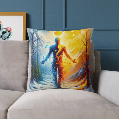 Invincible Summer Discovery Spun Polyester Pillow