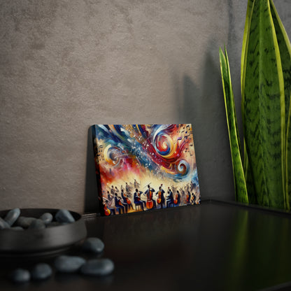 Vibrant Maestro Symphony Canvas Photo Tile