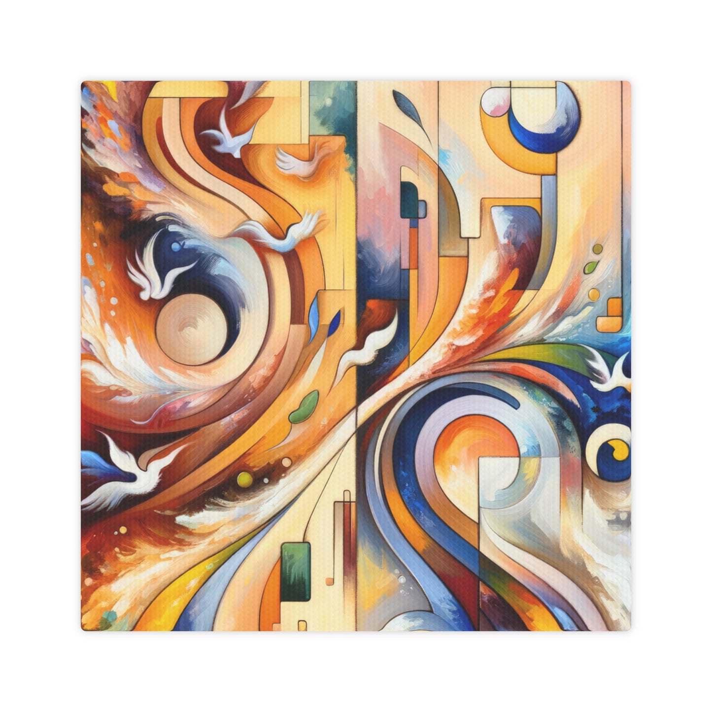 Companionable Lightness Journey Canvas Photo Tile