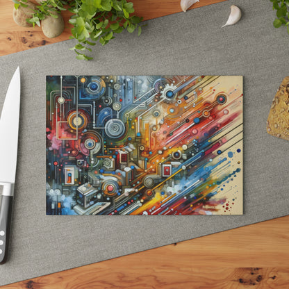 Beliefs Systems Intersection Glass Cutting Board