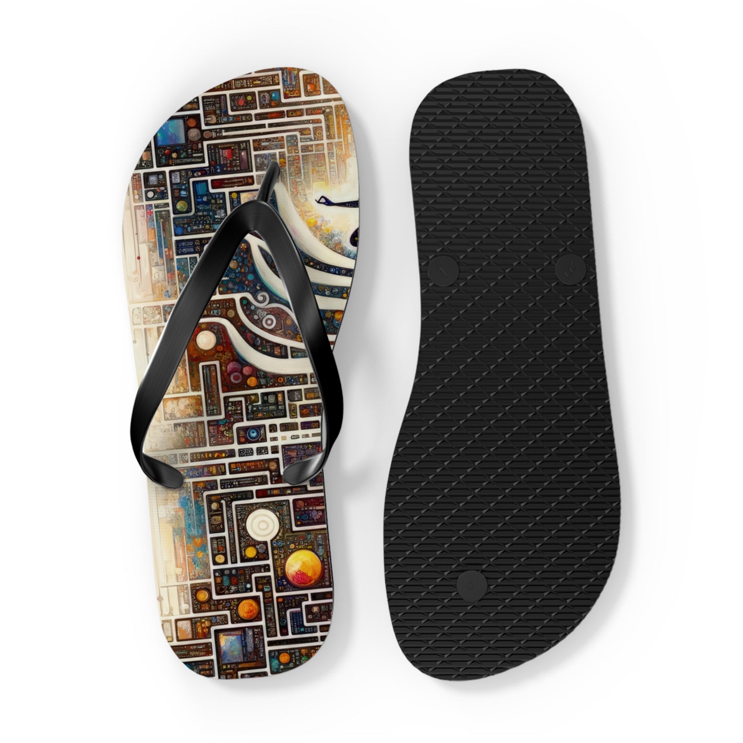 Syncing Silicon Spirituality Flip Flops