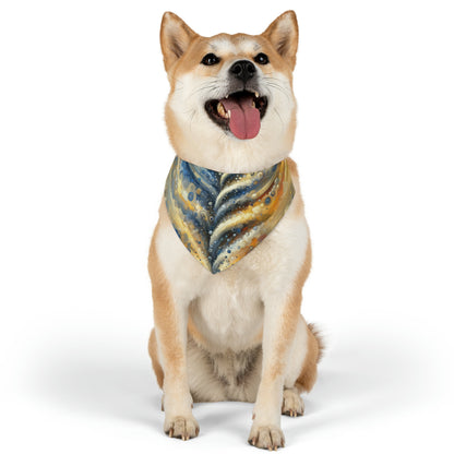 Ripple Effect Abstraction Pet Bandana Collar