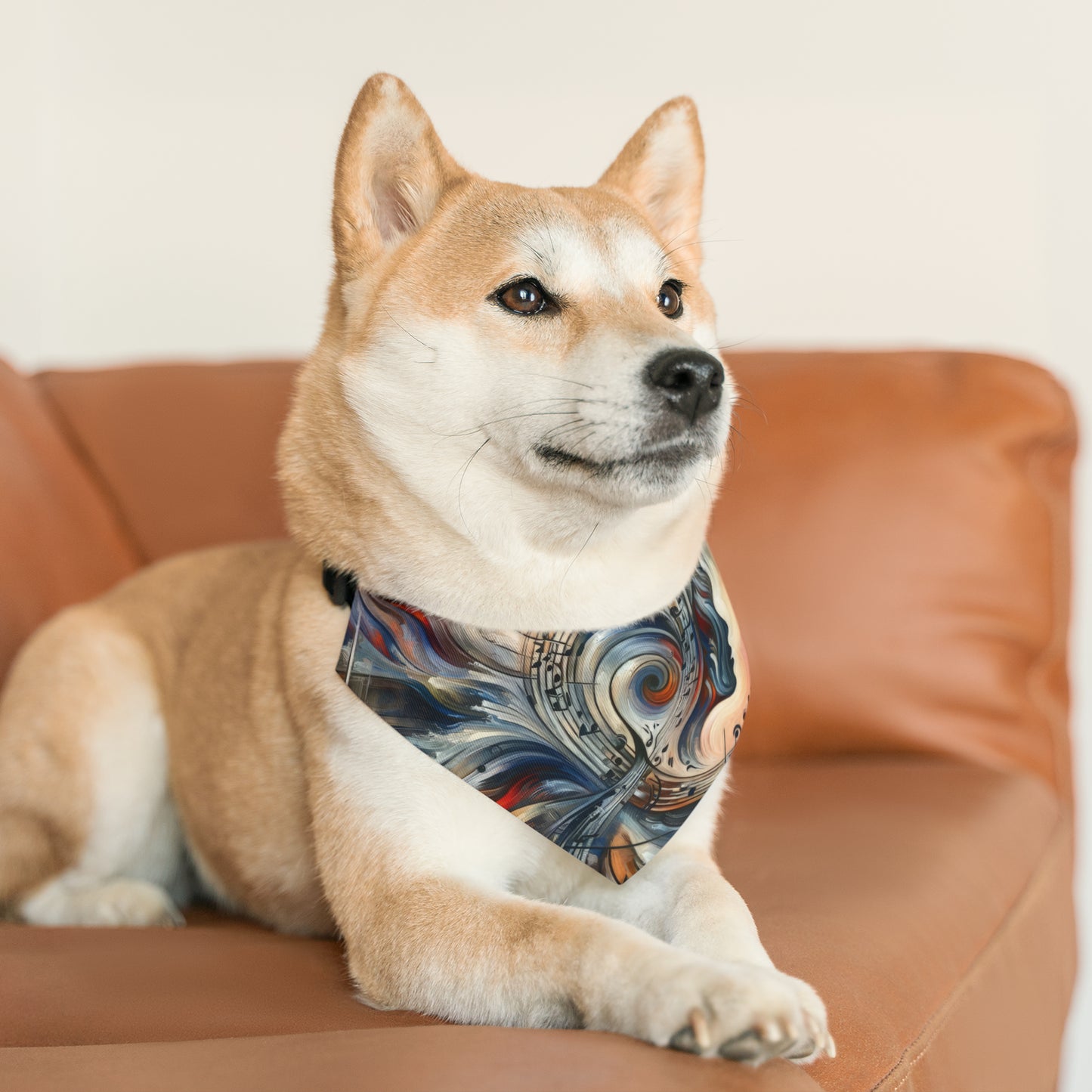 Symphonic Empathic Swirls Pet Bandana Collar