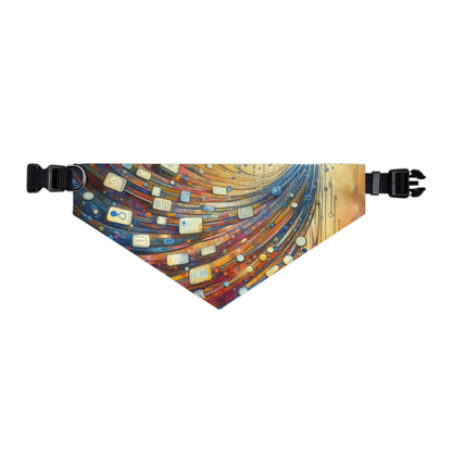 Digital Tapestry Weaving Pet Bandana Collar