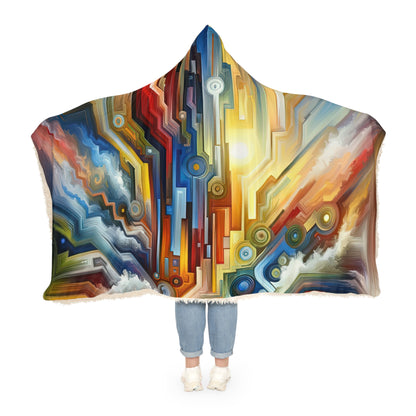 Unity Abstract Vibrancy Snuggle Blanket