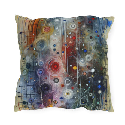 Awakenings Interconnectedness Tachism Outdoor Pillows