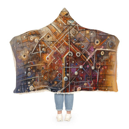 Abstract Structural Complexity Snuggle Blanket