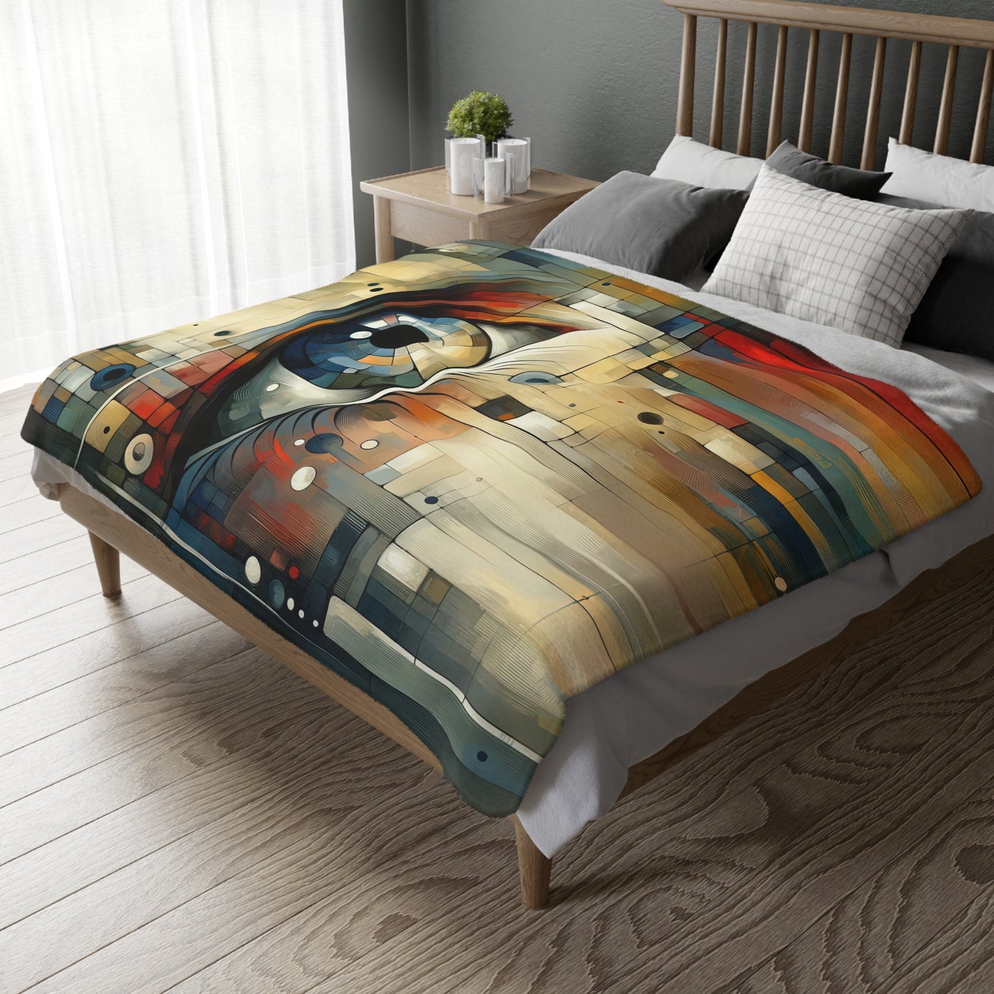Focused Vision Quest Velveteen Microfiber Blanket (Two-sided print)