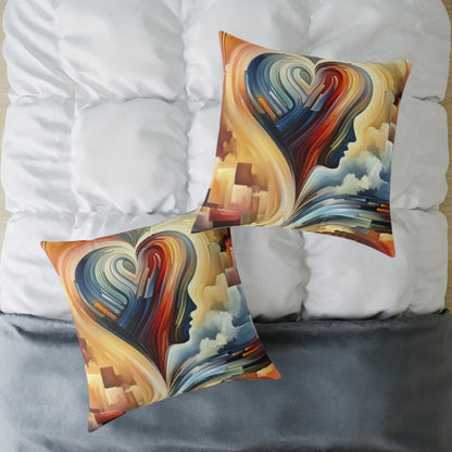 Heartfelt Lexicon Unity Spun Polyester Pillow