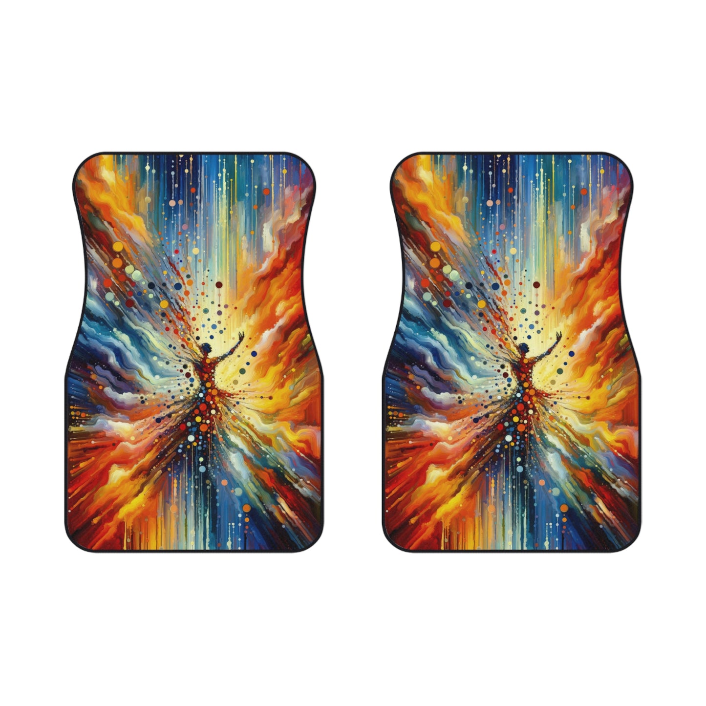 Vibrant Growth Symphony Car Mats (2x Front)